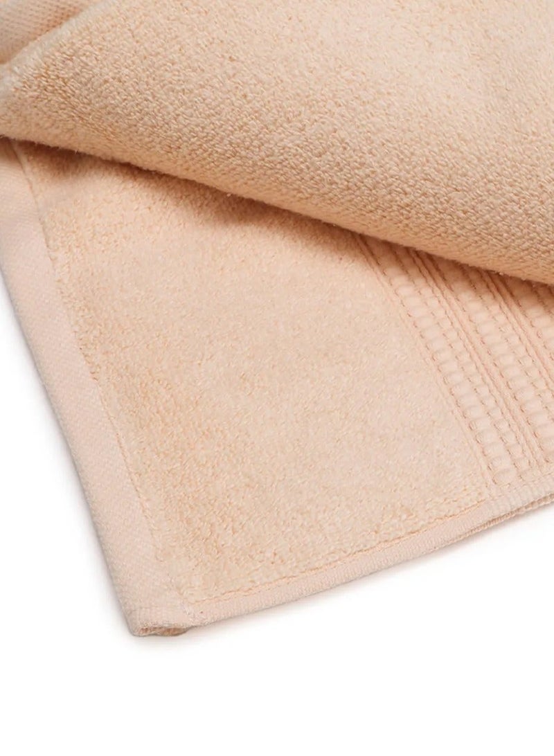 ALKARAM Al Karam Solid Zero Twist Dobby Terry Bath Towel 140 x 70CM (Light Pink) - Image 1